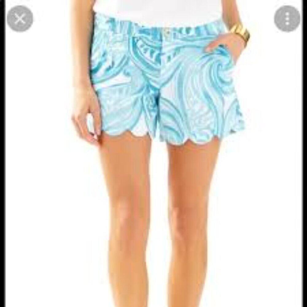 LILLY PULITZER BUTTERCUP SHORTS SIZE 0 (WAIST MEASURES 30") 1275